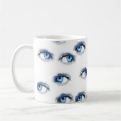 blauwe ogen koffiemok (Links)
