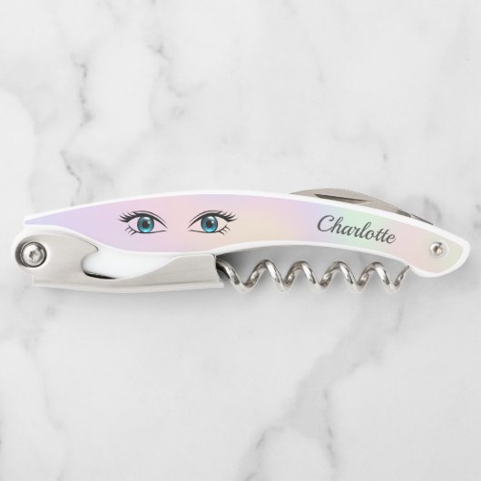 Blauwe ogen kurkentrekker (Voorkant)