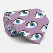 blauwe ogen mannen stropdas (Opgerold)