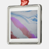 Blauwe ogen metalen ornament (Links)