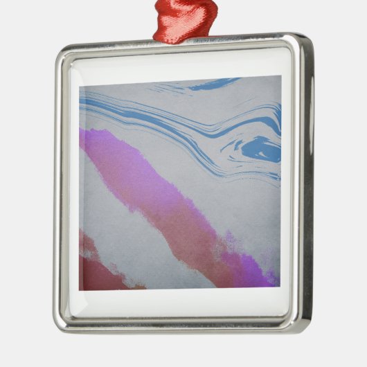 Blauwe ogen metalen ornament (Links)