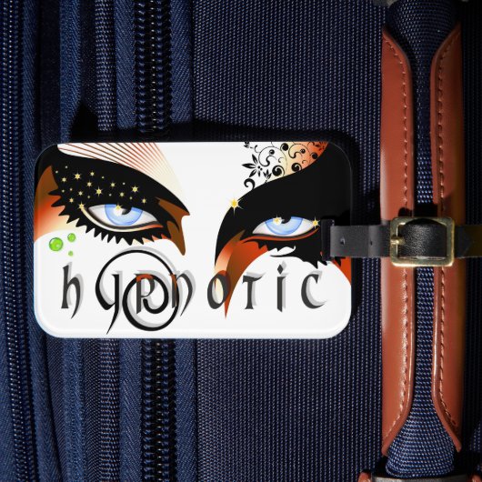 Blauwe ogen Mode make-up Bagagelabel (Voorkant Insitu 4)