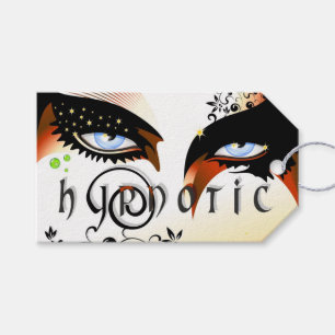 Blauwe ogen Mode make-up Cadeaulabel