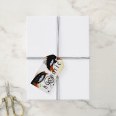 Blauwe ogen Mode make-up Cadeaulabel (Met Touw)