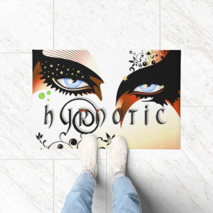 Blauwe ogen Mode make-up Deurmat