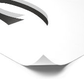 Blauwe ogen Mode make-up Foto Afdruk (Hoek)