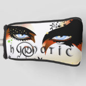 Blauwe ogen Mode make-up Golfheadcover (Voorkant)