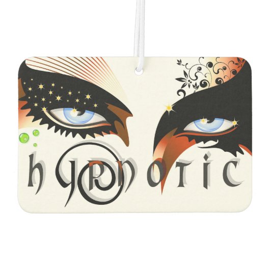 Blauwe ogen Mode make-up Luchtverfrisser (Achterkant)