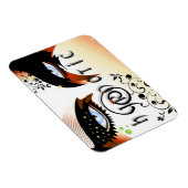 Blauwe ogen Mode make-up Magneet (Rechterzijde)