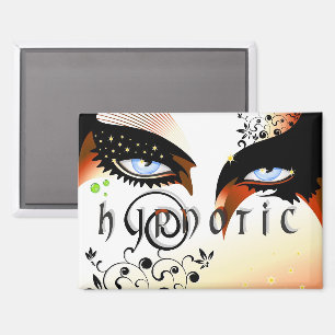 Blauwe ogen Mode make-up Magneet