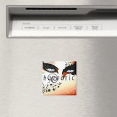 Blauwe ogen Mode make-up Magneet (Insitu (Vaatwasser))