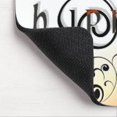 Blauwe ogen Mode make-up Muismat (Hoek)