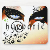 Blauwe ogen Mode make-up Muismat (Voorkant)