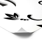 Blauwe ogen Mode make-up Perfect Poster (Hoek)