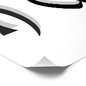 Blauwe ogen Mode make-up Perfect Poster (Hoek)