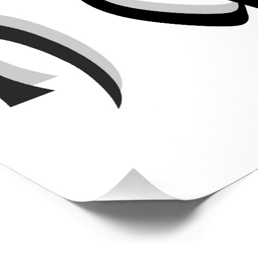 Blauwe ogen Mode make-up Perfect Poster (Hoek)