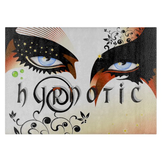 Blauwe ogen Mode make-up Snijplank (Voorkant)