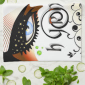 Blauwe ogen Mode make-up Theedoek (Gevouwen)