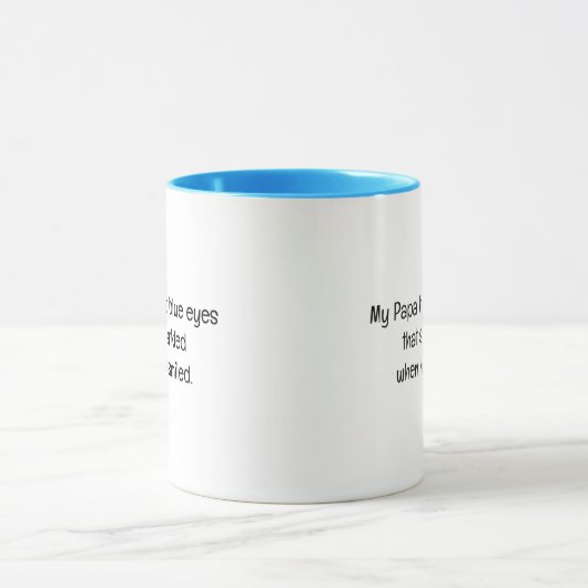 Blauwe Ogen Mok (Midden)
