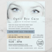 Blauwe ogen, Opticien, Technische specialist Flyer (Voorkant)