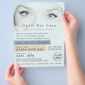 Blauwe ogen, Opticien, Technische specialist Flyer (Hand)