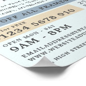 Blauwe ogen, Opticien, Technische specialist Poster (Hoek)