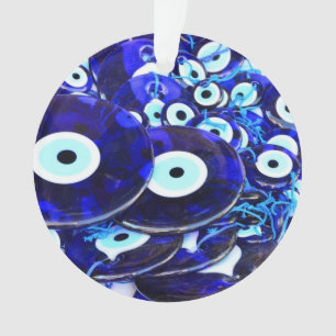 Blauwe ogen ornament