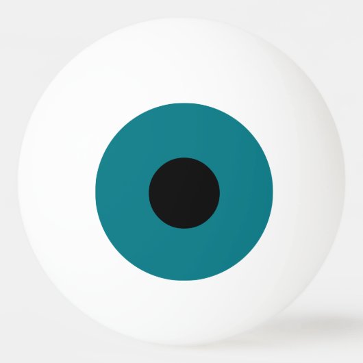Blauwe ogen pingpongbal (Voorkant)