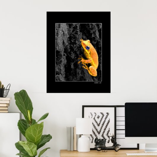 Blauwe ogen poster (Thuiskantoor)