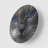 Blauwe ogen ronde klok (Hoek)