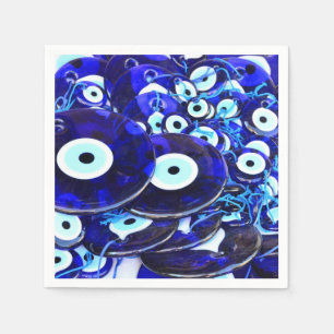 Blauwe ogen servetten
