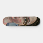Blauwe ogen skateboard (Horizontaal)