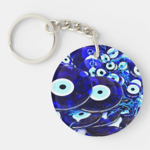 Blauwe ogen sleutelhanger
