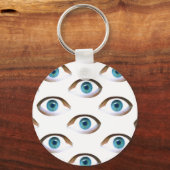 blauwe ogen sleutelhanger (Voorkant)