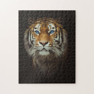 Blauwe ogen tijger 252 stuk puzzel