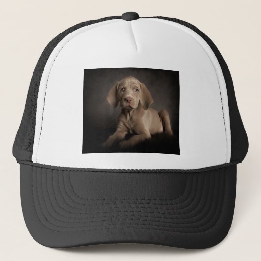 Blauwe ogen trucker pet (Voorkant)