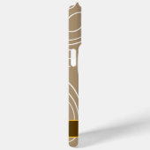 Blauwe Ogen Uil Houten Graan Zig Zag Kies Kleuren Case-Mate iPhone Case (Achterkant / Rechts)