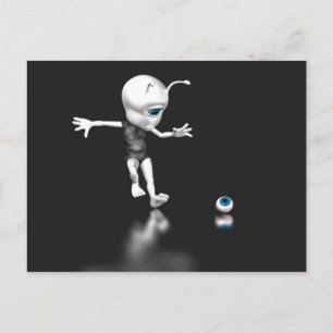 Blauwe ogen verloren briefkaart