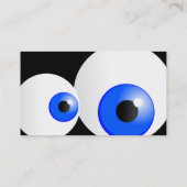 Blauwe ogen visitekaartje (Achterkant)