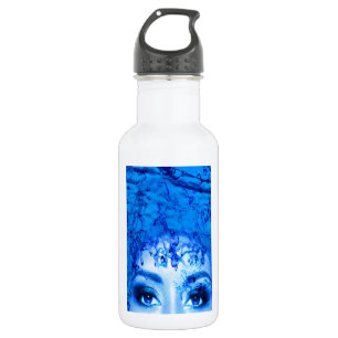 Blauwe ogen waterfles 