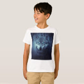 Blauwe ogen wolf t-shirt (Voorkant volledig)