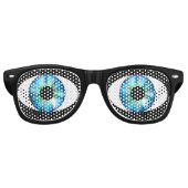 Blauwe ogen zonnebril (Voorkant)