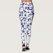 Blauwe olie leggings (Achterkant)
