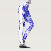 Blauwe olie leggings (Rechts)