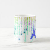 Blauwe oliefabriek en sterren koffiemok (Center)