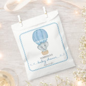 Blauwe Olifant Baby Jongen Douche Bedankzakje (Geknipt)