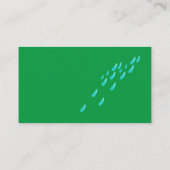 Blauwe olifant baby shower luier loterij ticket informatiekaartje (Achterkant)