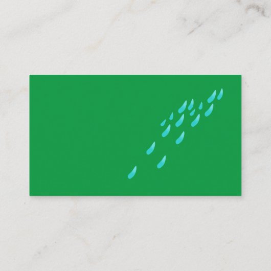 Blauwe olifant baby shower luier loterij ticket informatiekaartje (Achterkant)