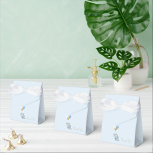 Blauwe Olifant Cadeau Favor Baby Shower  Bedankdoosjes
