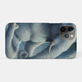 Blauwe Olifant Case-Mate iPhone Case (Achterkant (horizontaal))